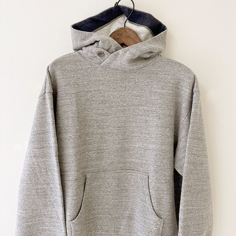 ティグルブロカンテ vintage杢ｸﾞﾚｰ裏毛 タブクロスフ－ディー unisex