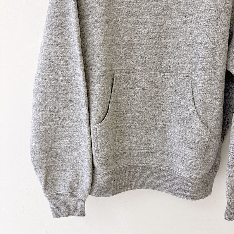ティグルブロカンテ vintage杢ｸﾞﾚｰ裏毛 タブクロスフ－ディー unisex