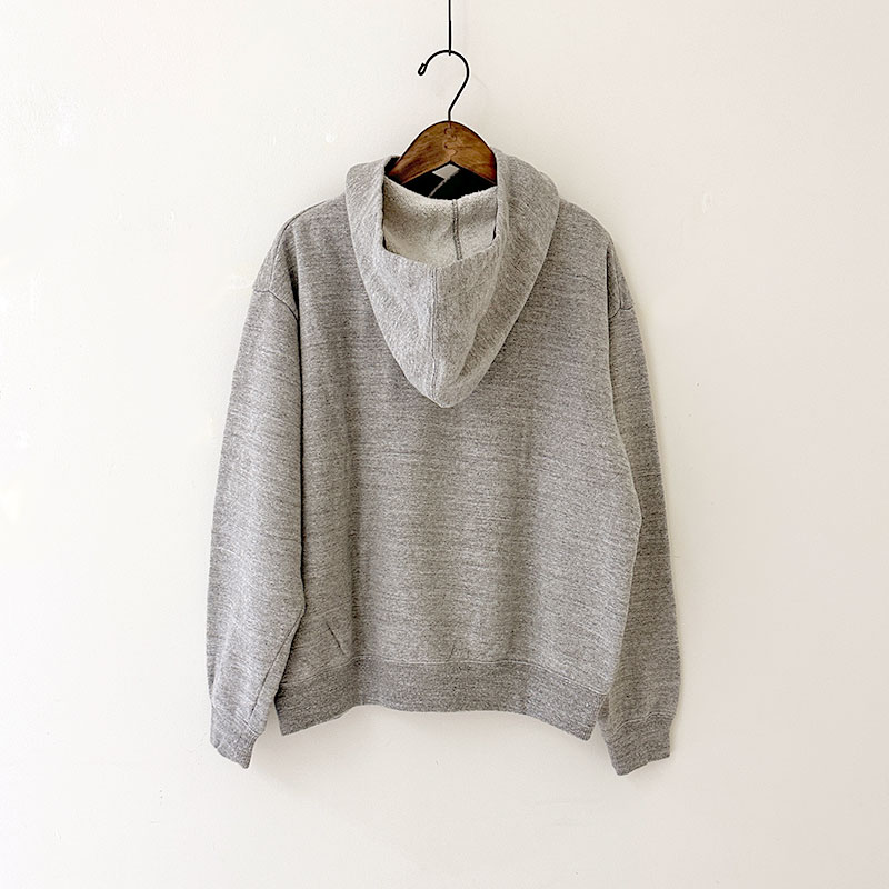 ティグルブロカンテ vintage杢ｸﾞﾚｰ裏毛 タブクロスフ－ディー unisex