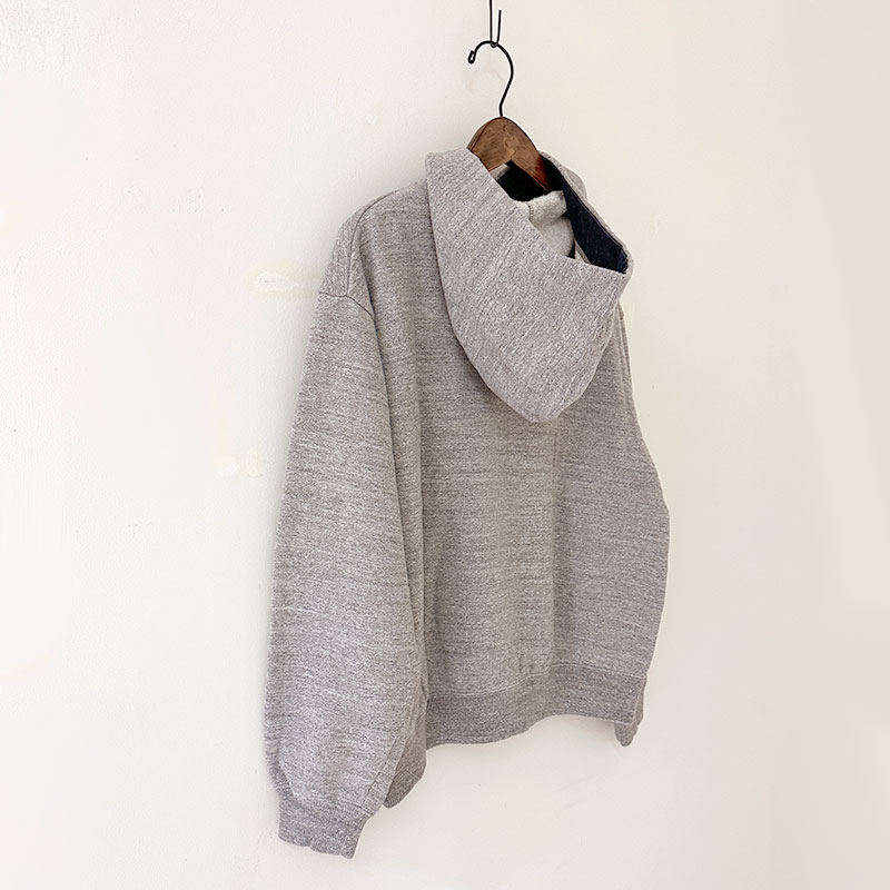 ティグルブロカンテ vintage杢ｸﾞﾚｰ裏毛 タブクロスフ－ディー unisex