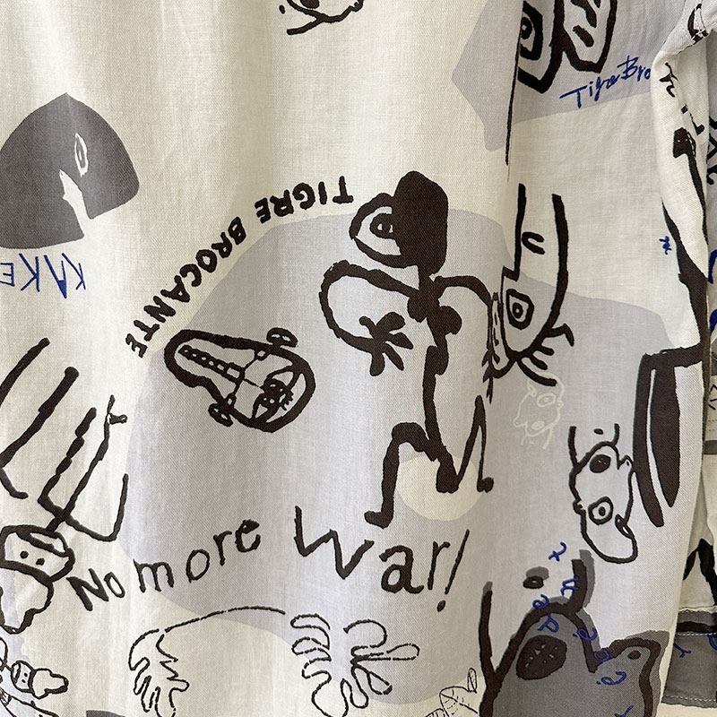 ティグルブロカンテ KAKEI boysビエラ スタンドカラーL/Sシャツ unisex