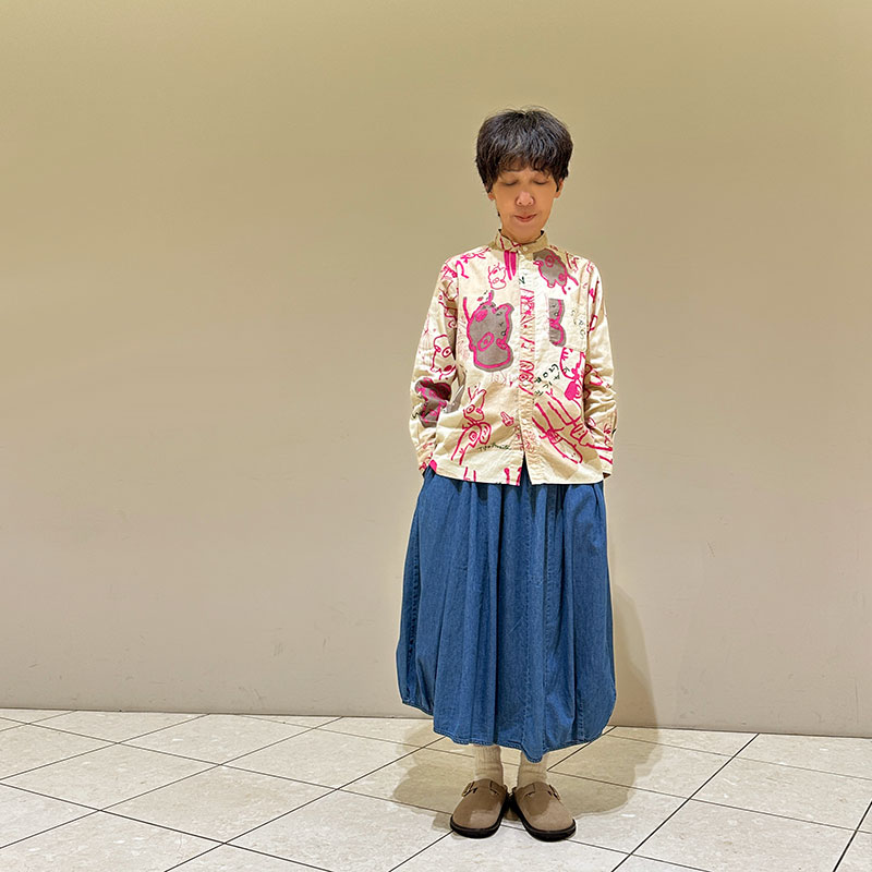 ティグルブロカンテ KAKEI boysビエラ スタンドカラーL/Sシャツ unisex