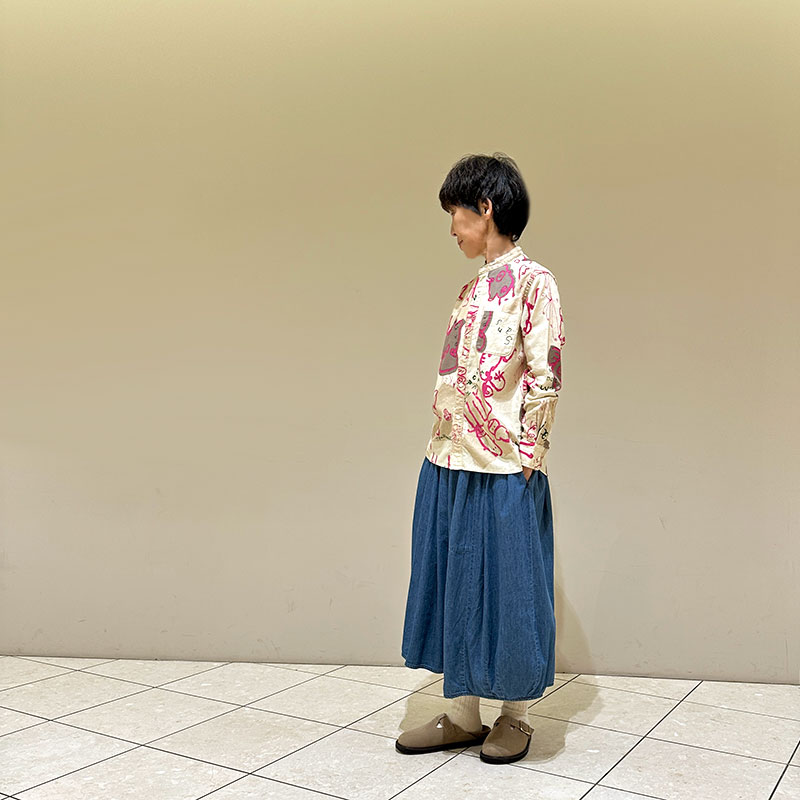 ティグルブロカンテ KAKEI boysビエラ スタンドカラーL/Sシャツ unisex