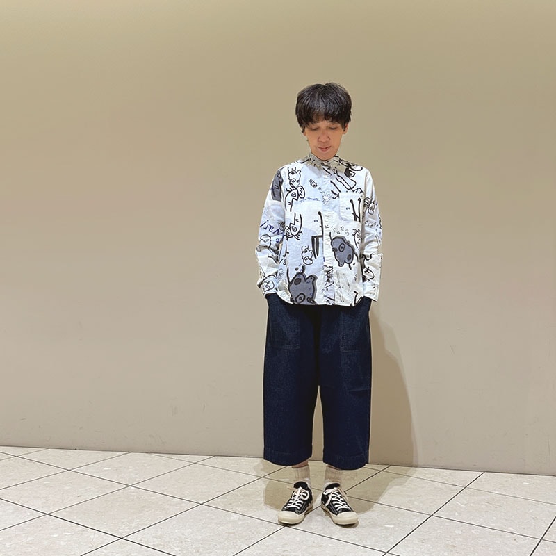 ティグルブロカンテ KAKEI boysビエラ スタンドカラーL/Sシャツ unisex