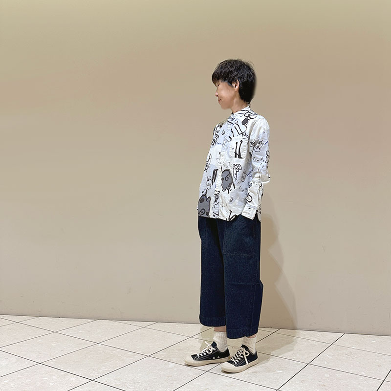 ティグルブロカンテ KAKEI boysビエラ スタンドカラーL/Sシャツ unisex