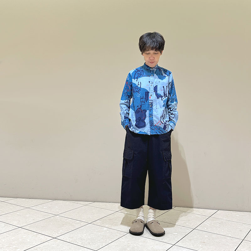 ティグルブロカンテ KAKEI boysビエラ スタンドカラーL/Sシャツ unisex