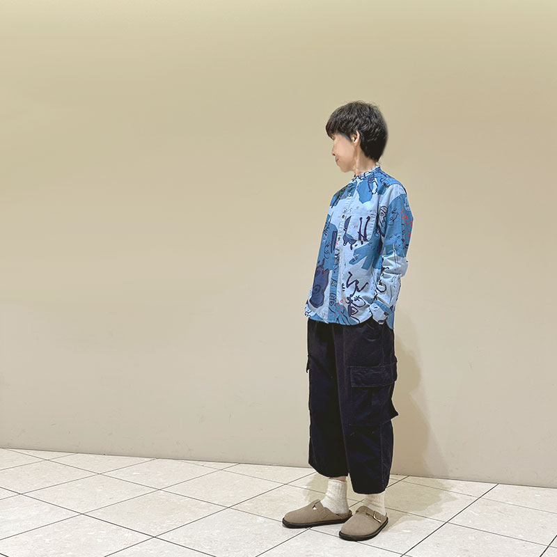 ティグルブロカンテ KAKEI boysビエラ スタンドカラーL/Sシャツ unisex