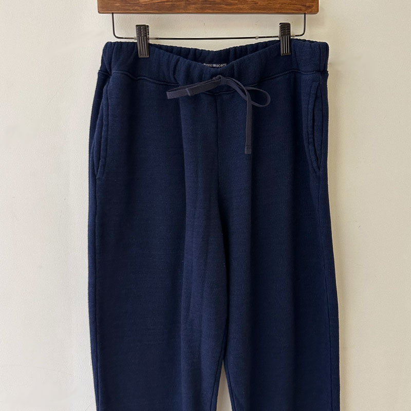 ティグルブロカンテ ライトIndigo裏毛 MD スウェットパンツ unisex Indigo