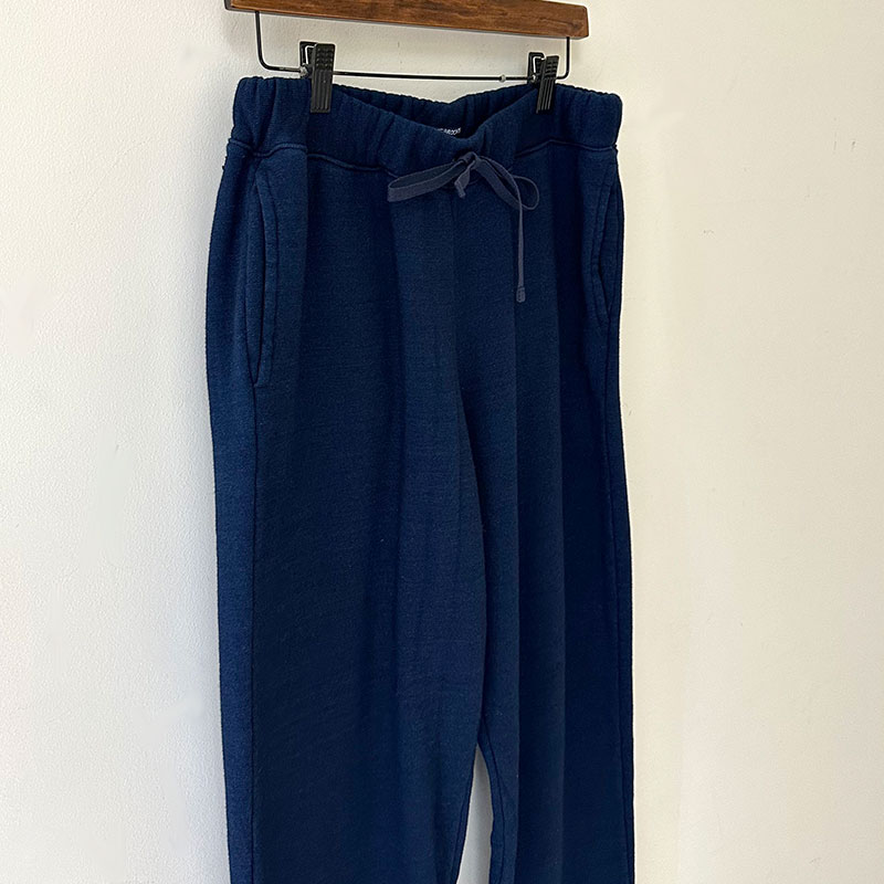 ティグルブロカンテ ライトIndigo裏毛 MD スウェットパンツ unisex Indigo