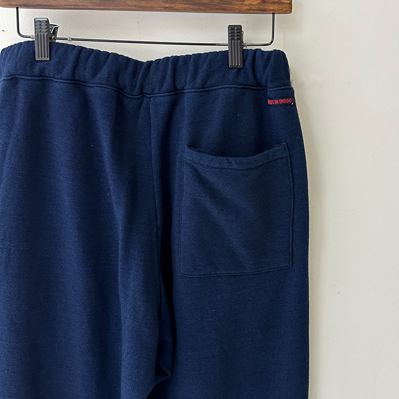 ティグルブロカンテ ライトIndigo裏毛 MD スウェットパンツ unisex Indigo