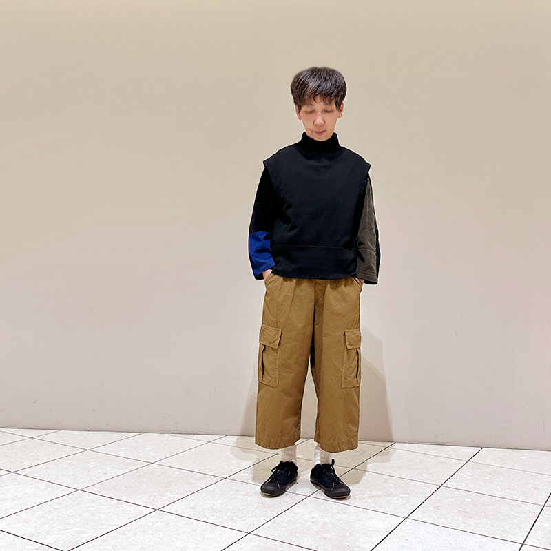 ティグルブロカンテ BD裏毛 ワイドリブベスト