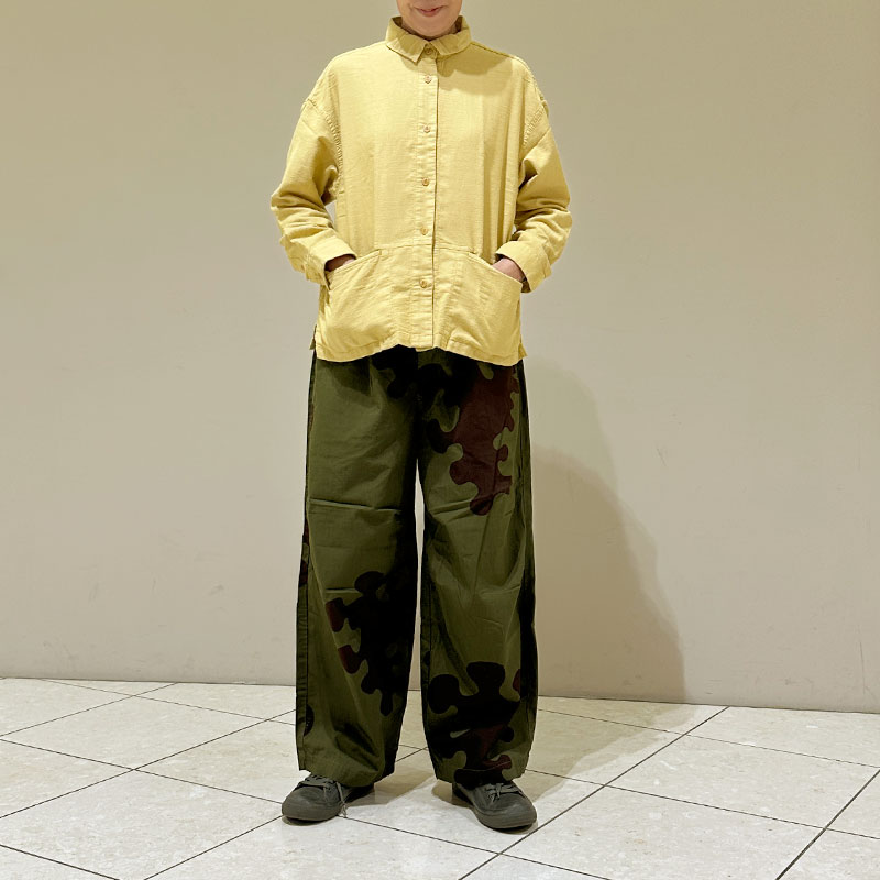 ティグルブロカンテ TBアメーバカモ ダーツワイドパンツ unisex