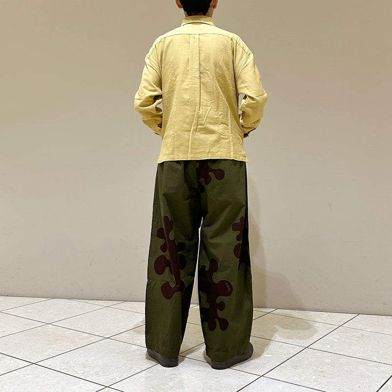 ティグルブロカンテ TBアメーバカモ ダーツワイドパンツ unisex