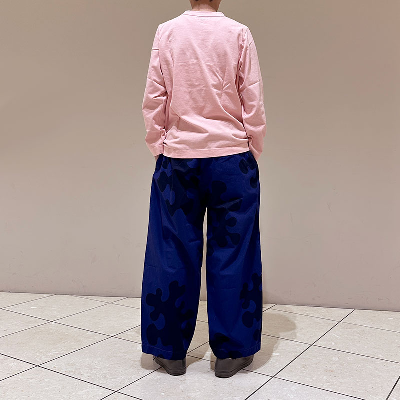 ティグルブロカンテ TBアメーバカモ ダーツワイドパンツ unisex