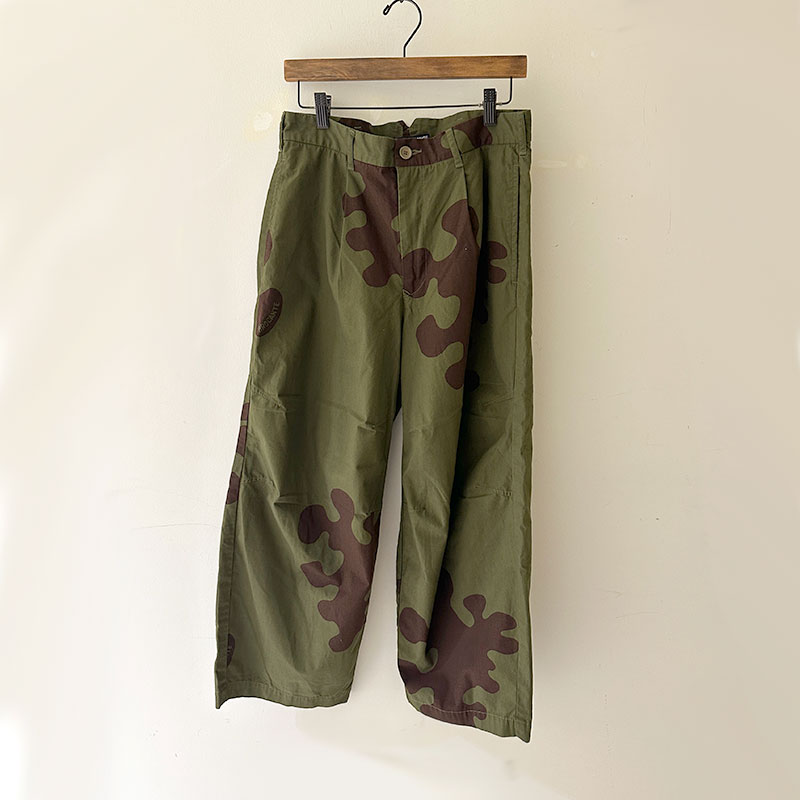 ティグルブロカンテ TBアメーバカモ ダーツワイドパンツ unisex