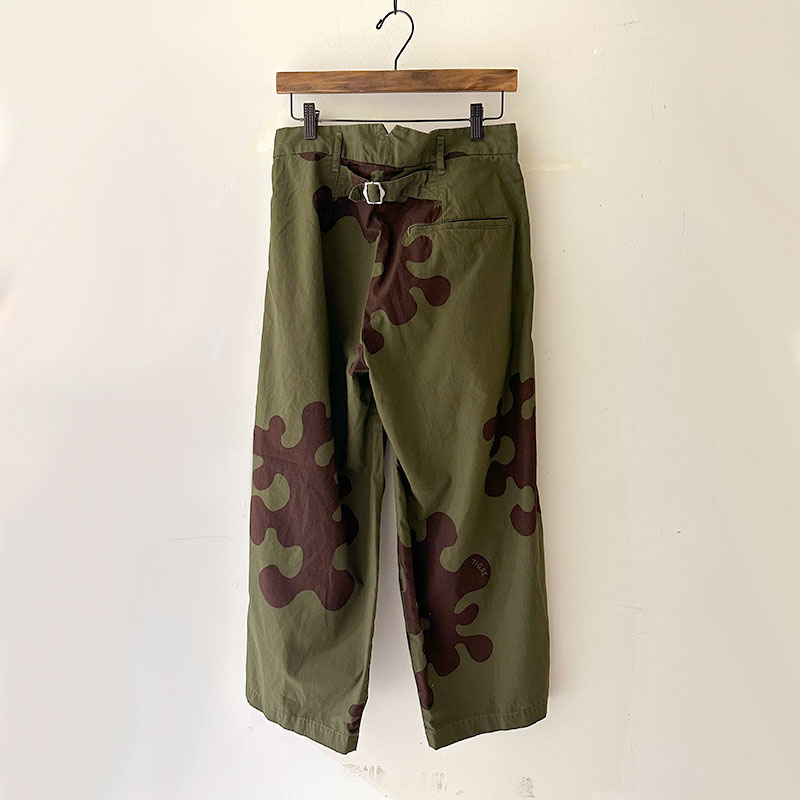 ティグルブロカンテ TBアメーバカモ ダーツワイドパンツ unisex