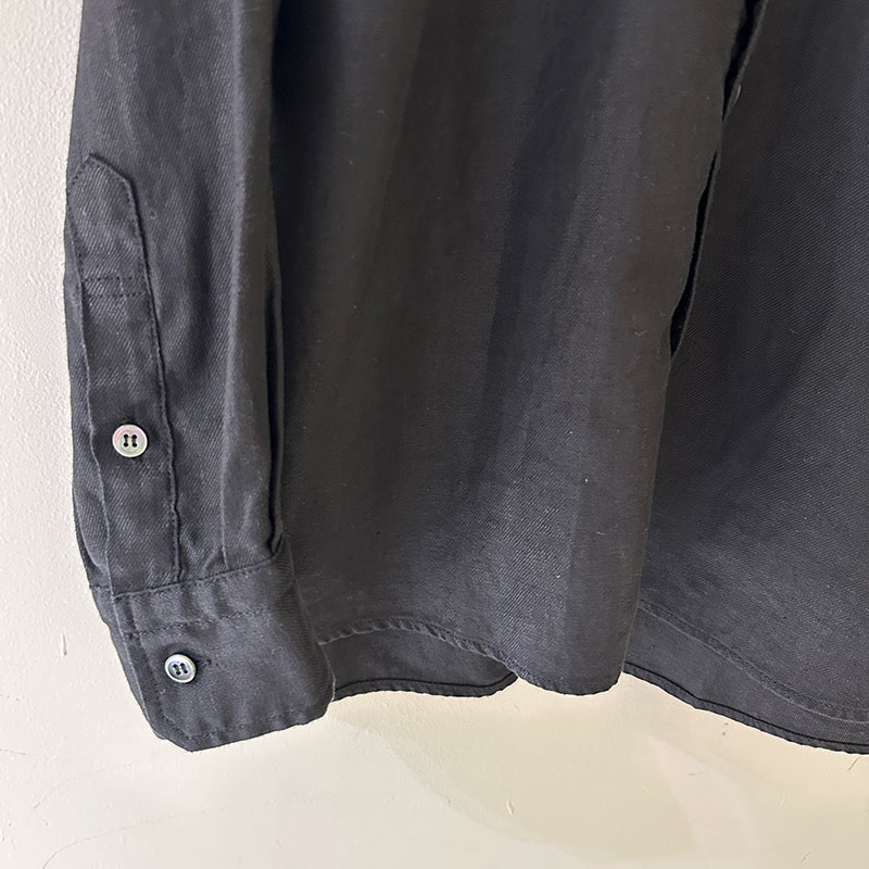 ティグルブロカンテ リネンツイル スタンドカラーL/Sシャツ unisex