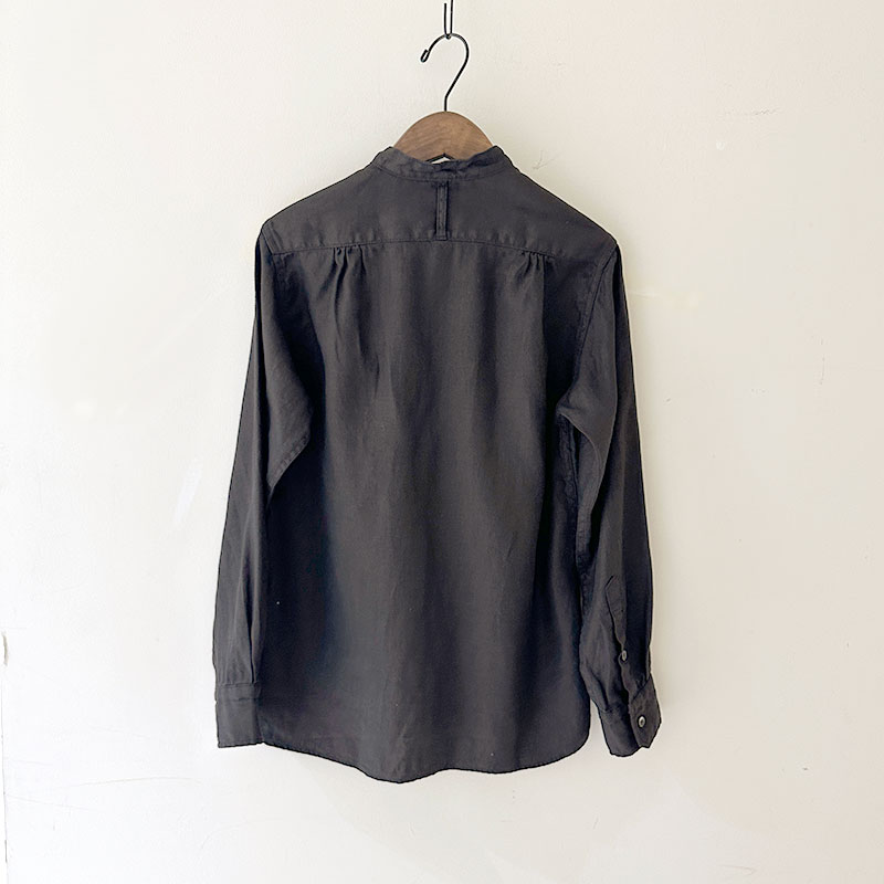 ティグルブロカンテ リネンツイル スタンドカラーL/Sシャツ unisex
