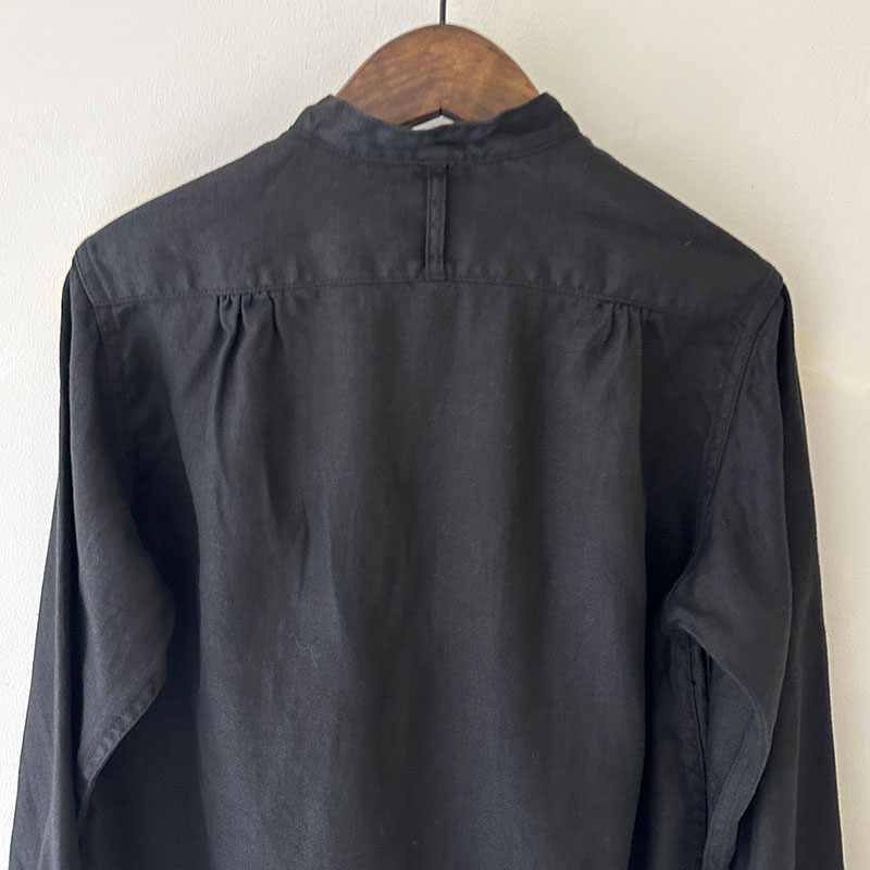 ティグルブロカンテ リネンツイル スタンドカラーL/Sシャツ unisex