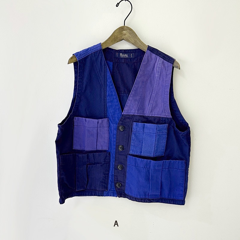 ティグルブロカンテ Re.EUROワークMix ワークマンショートベスト Navy Mix