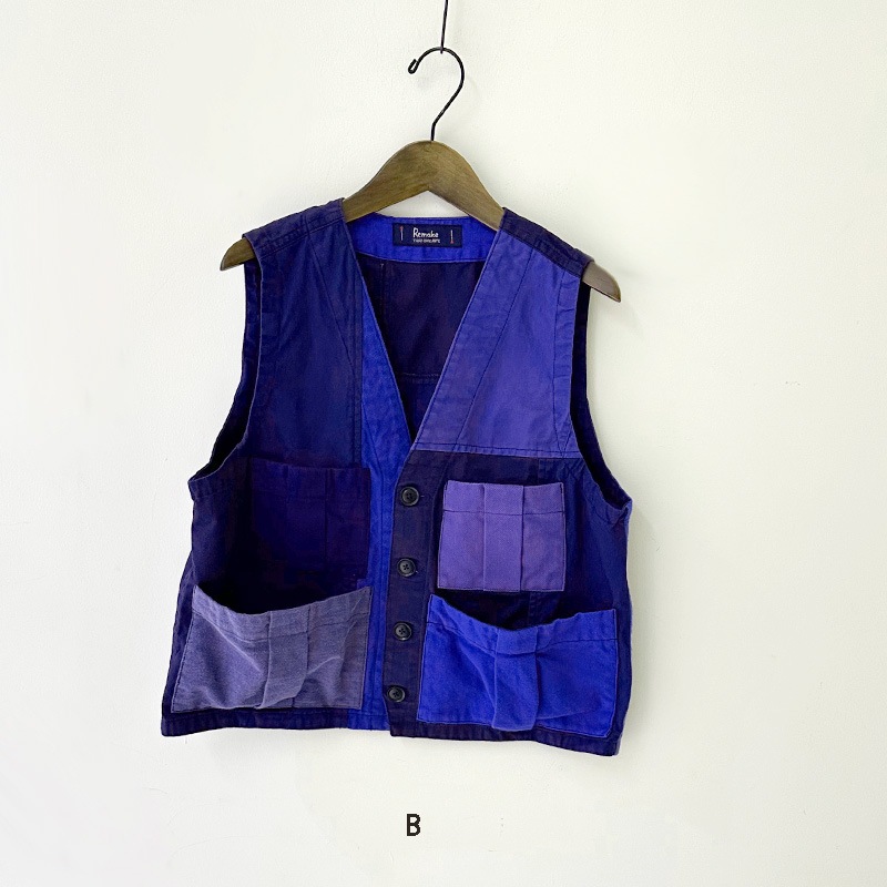 ティグルブロカンテ Re.EUROワークMix ワークマンショートベスト Navy Mix