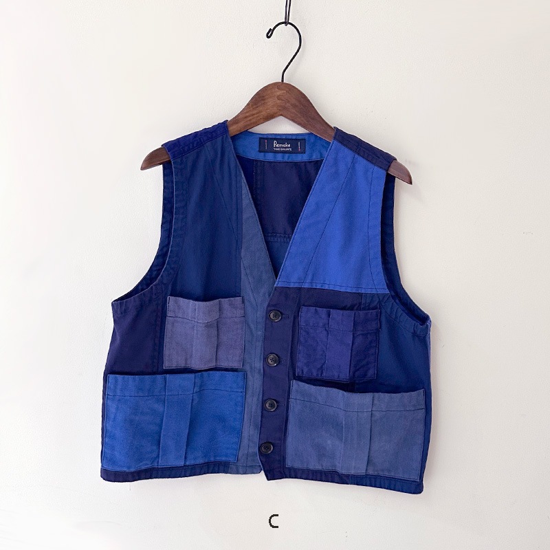 ティグルブロカンテ Re.EUROワークMix ワークマンショートベスト Navy Mix