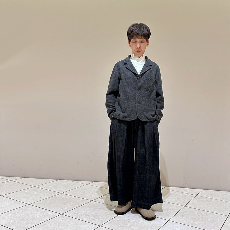 ティグルブロカンテ ウールニット ワークテーラードジャケット unisex