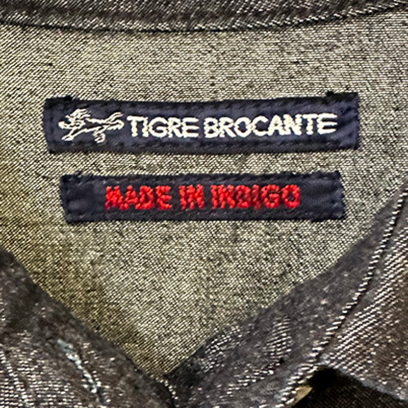NEW ティグルブロカンテ 6oz Denim プリーツワンピース Indigo