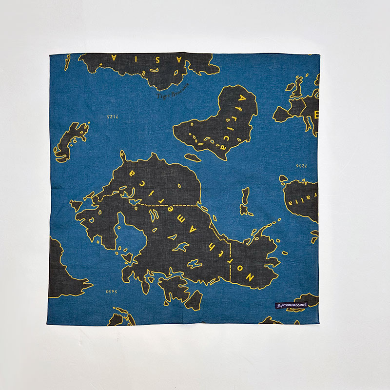 ティグルブロカンテ アーミーマップガーゼ バンダナ