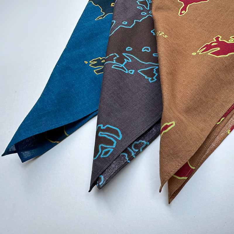 ティグルブロカンテ アーミーマップガーゼ バンダナ