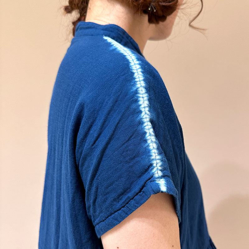 ティグルブロカンテ Thin line絞り オーバーギャザードロップチュニック AI