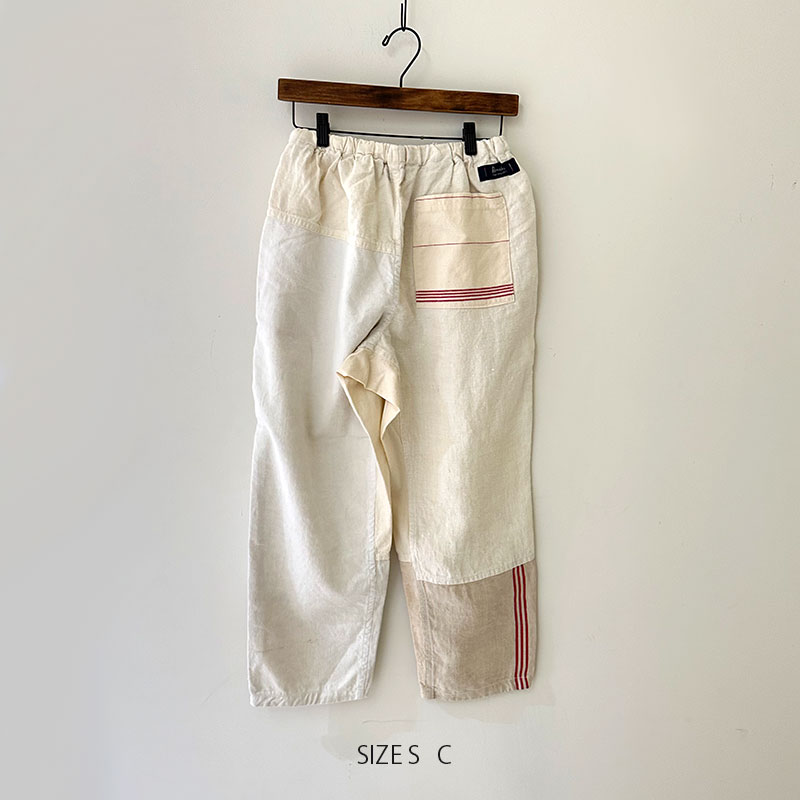 ティグルブロカンテ Re.EUROリネンシーツMIX タゴサクパンツ unisex 