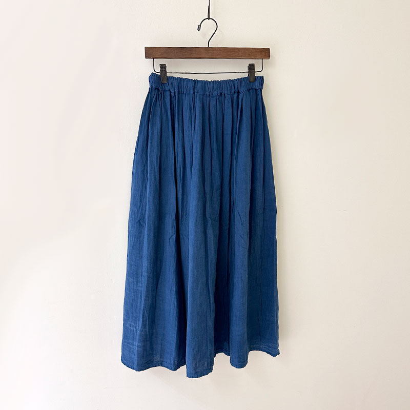 ティグルブロカンテ Thin line絞り メニーギャザーマキシスカート AI