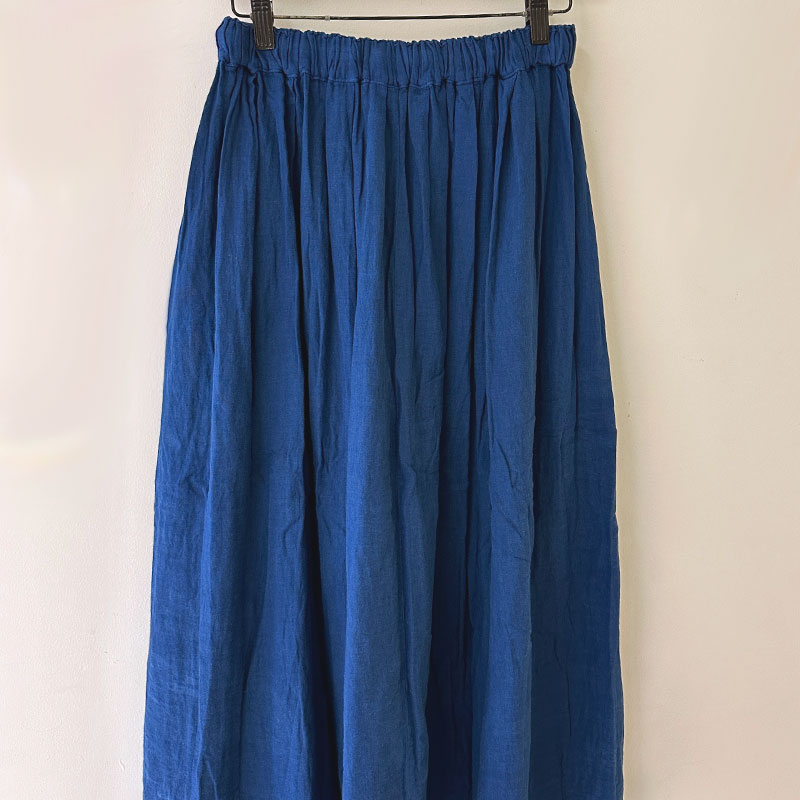 ティグルブロカンテ Thin line絞り メニーギャザーマキシスカート AI