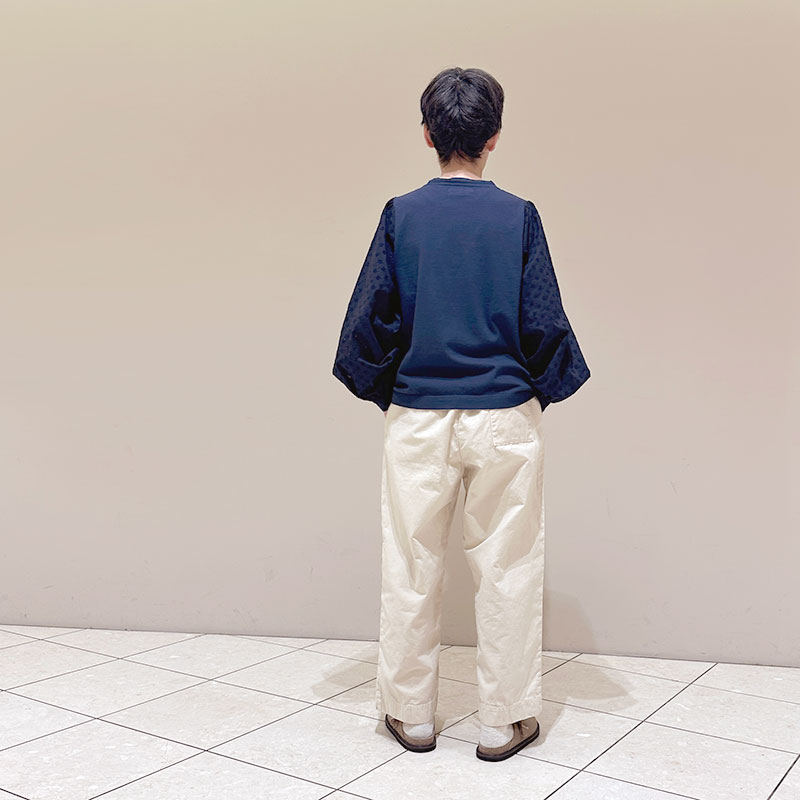 再入荷ティグルブロカンテ バックサテン　ミャオテーパードパンツ