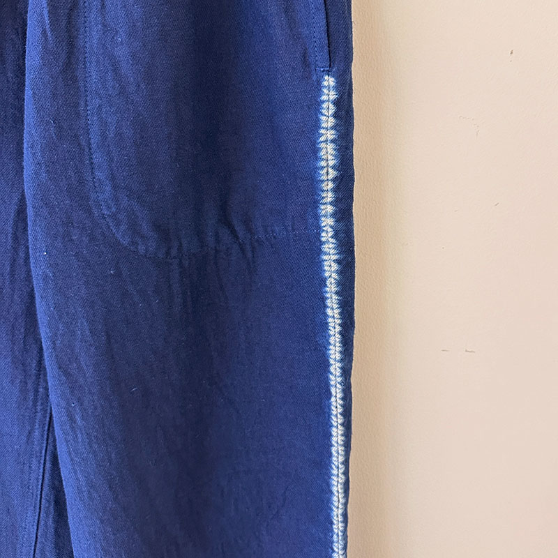 ティグルブロカンテ Thin line絞り タゴサクパンツ unisex AI