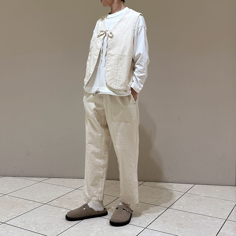 ティグルブロカンテ HOOT cotton タゴサク ロングパンツ unisex Natural