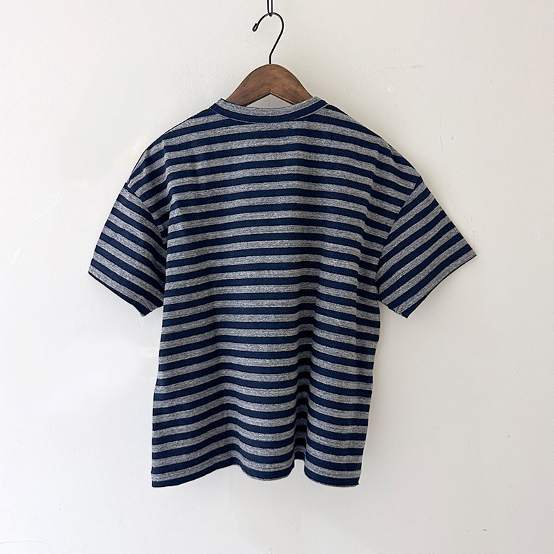 ティグルブロカンテ Indigoボーダー天竺 ベニスビーチPKTS/ST unisex