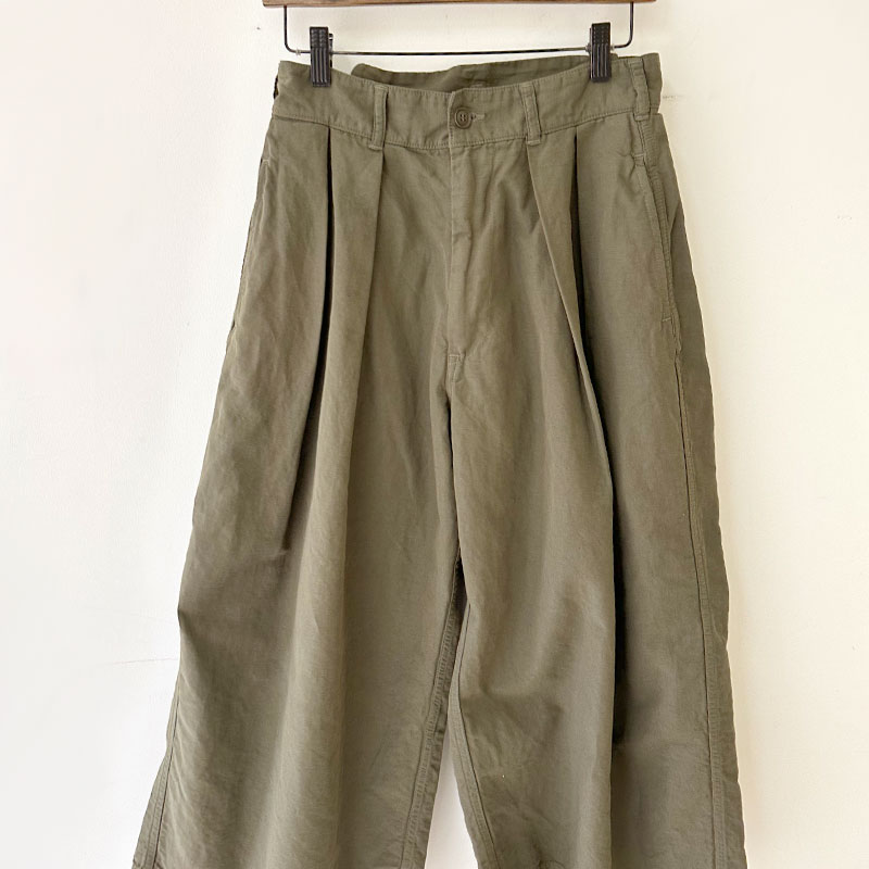 ティグルブロカンテ 高密度コットンリネン ハカマパンツ unisex