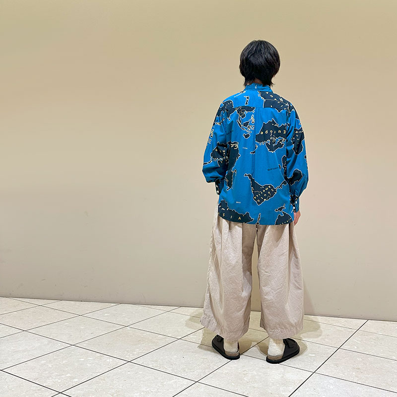 ティグルブロカンテ 高密度コットンリネン ハカマパンツ unisex
