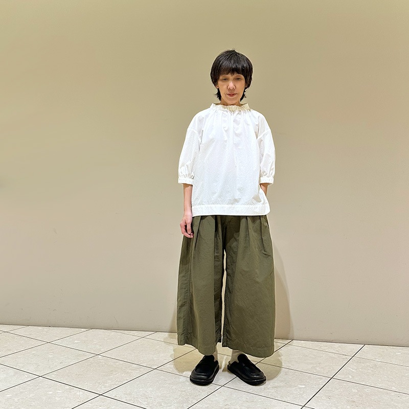 ティグルブロカンテ 高密度コットンリネン ハカマパンツ unisex