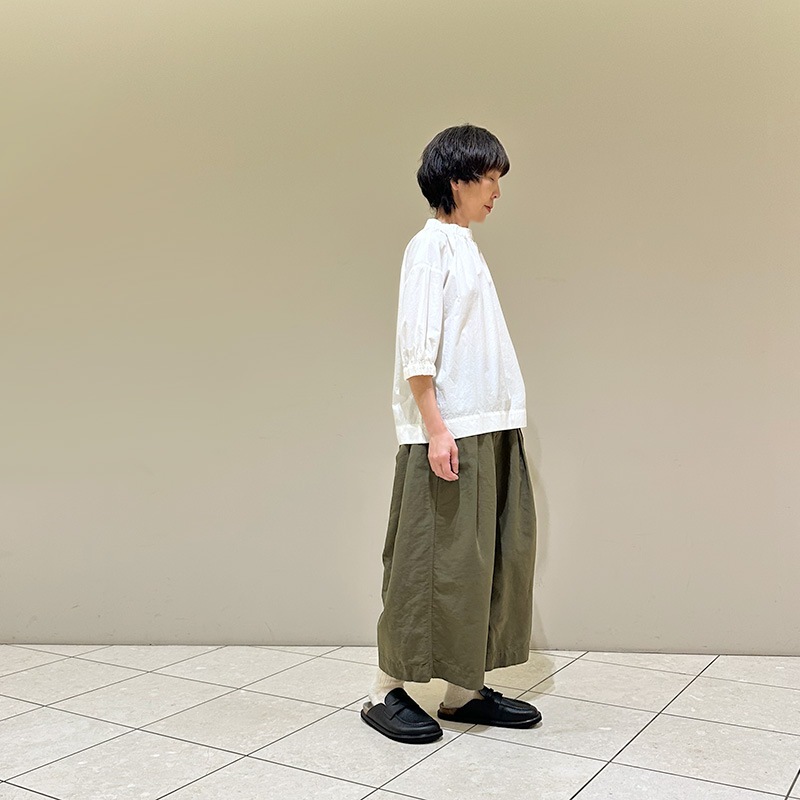 ティグルブロカンテ 高密度コットンリネン ハカマパンツ unisex