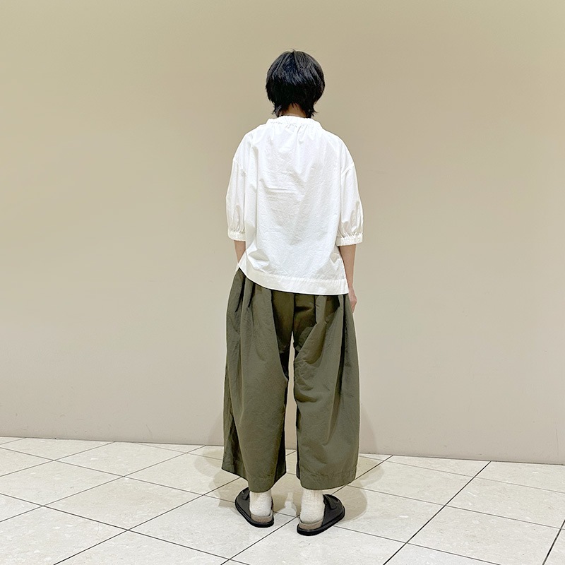 ティグルブロカンテ 高密度コットンリネン ハカマパンツ unisex