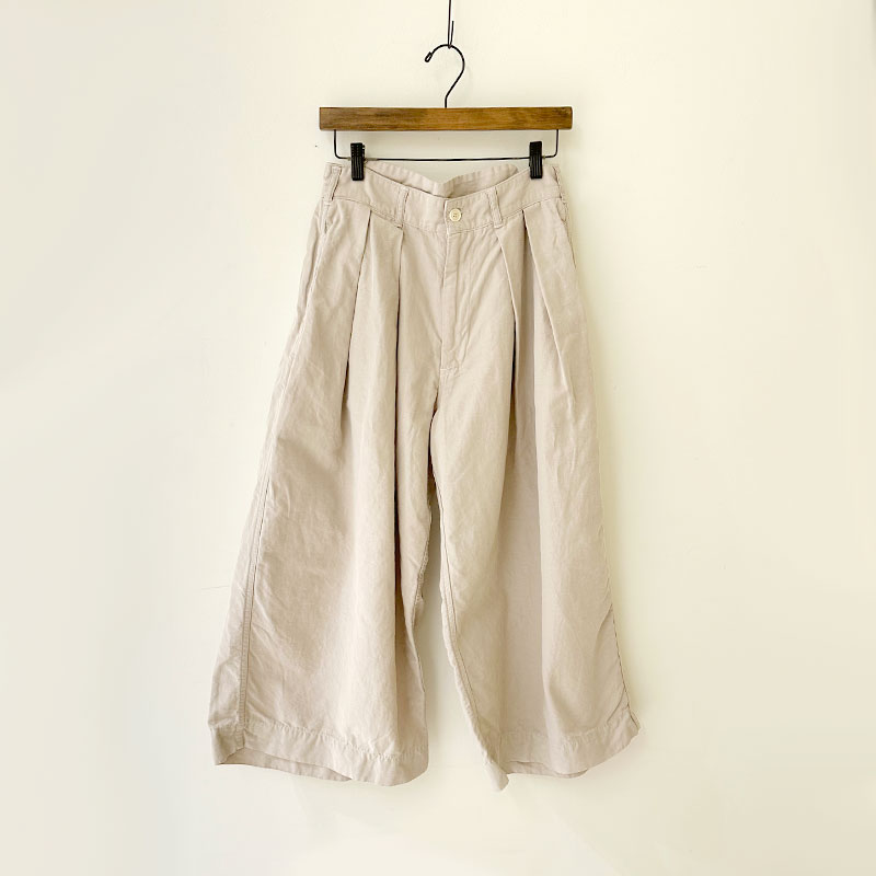 ティグルブロカンテ 高密度コットンリネン ハカマパンツ unisex