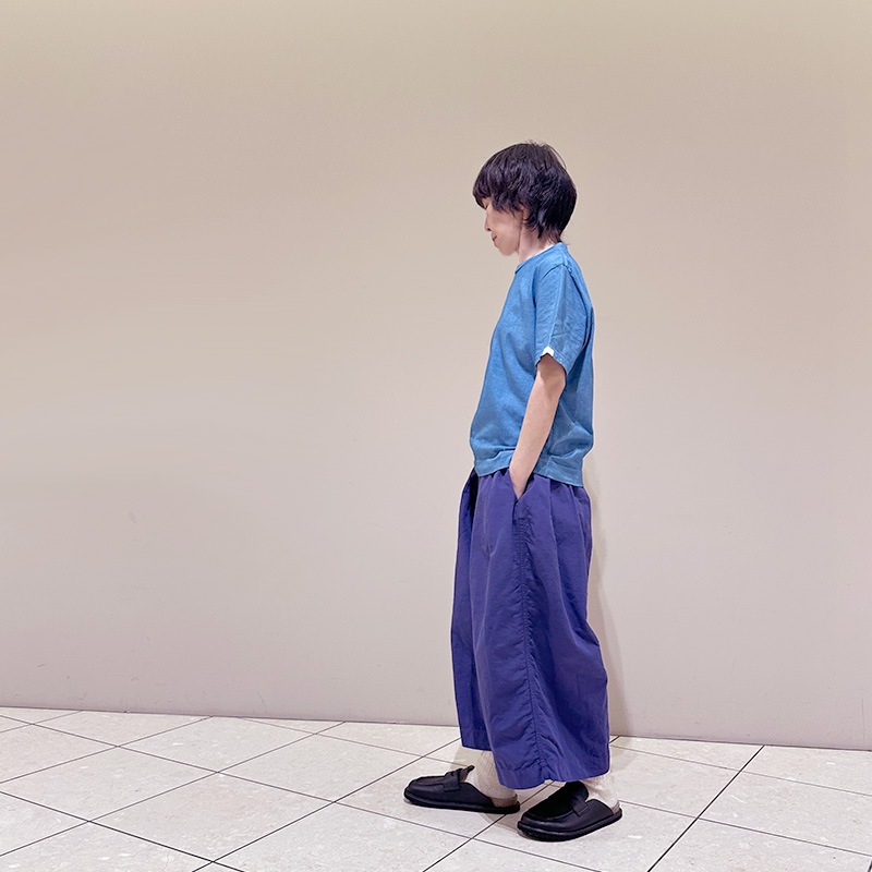 ティグルブロカンテ 高密度コットンリネン ハカマパンツ unisex