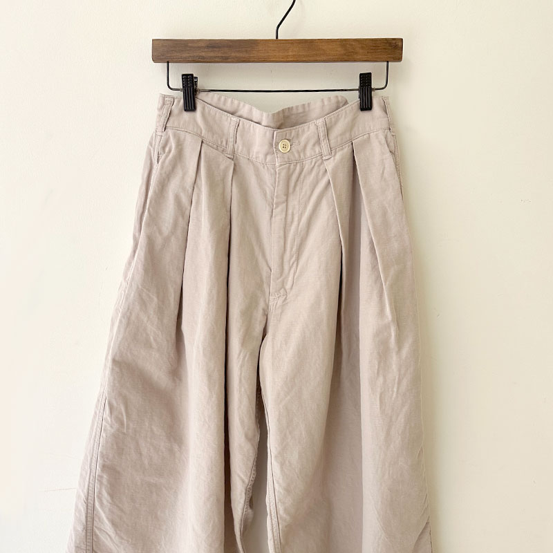 ティグルブロカンテ 高密度コットンリネン ハカマパンツ unisex
