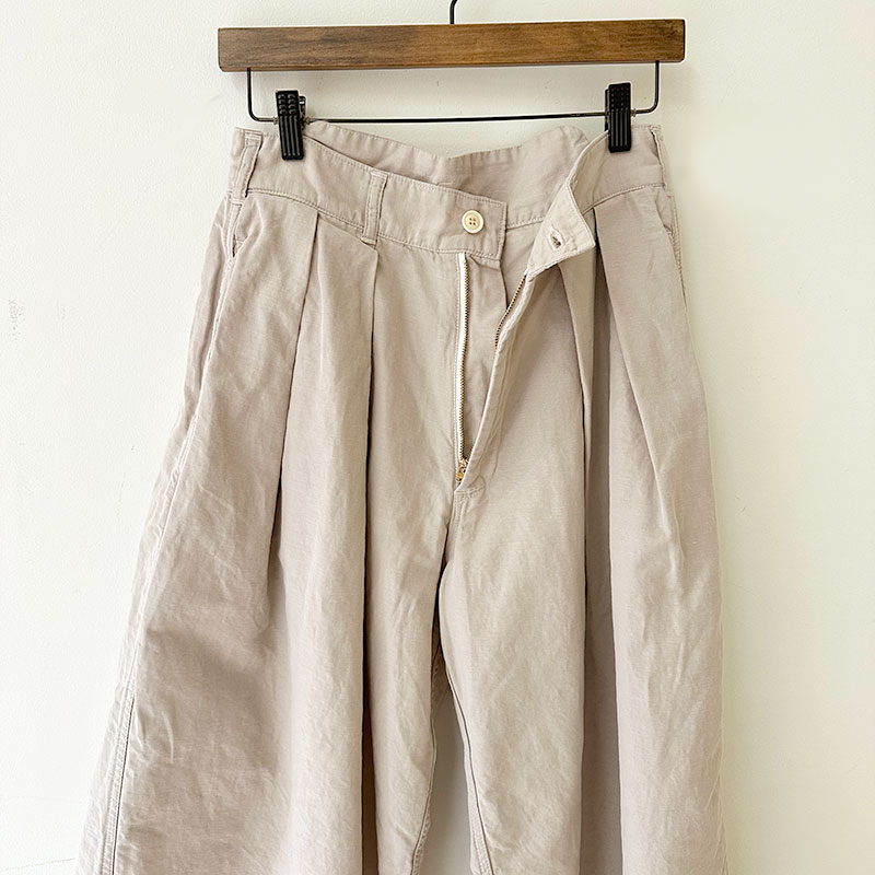 ティグルブロカンテ 高密度コットンリネン ハカマパンツ unisex