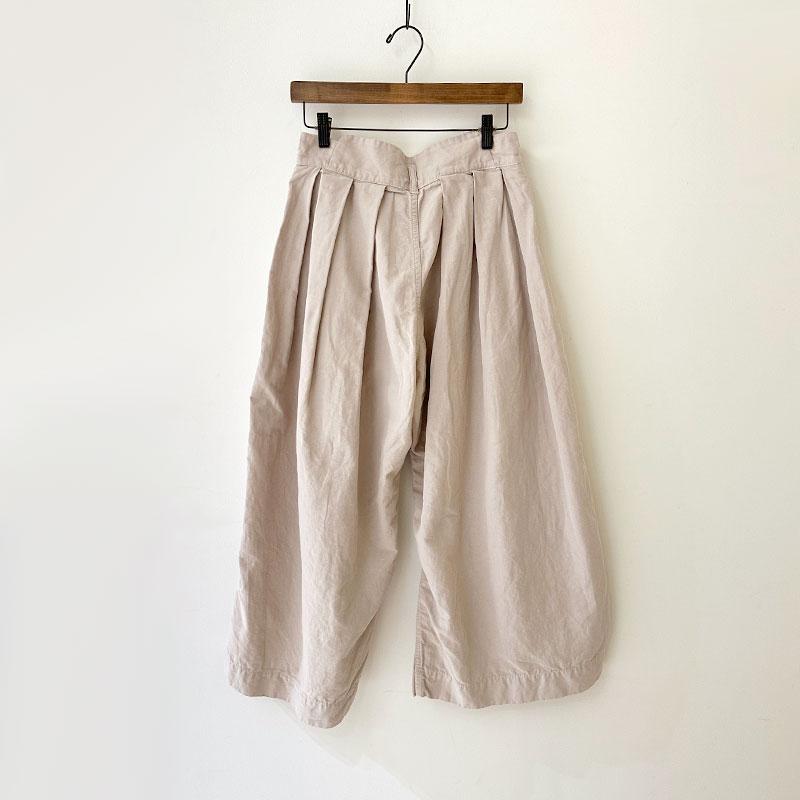 ティグルブロカンテ 高密度コットンリネン ハカマパンツ unisex