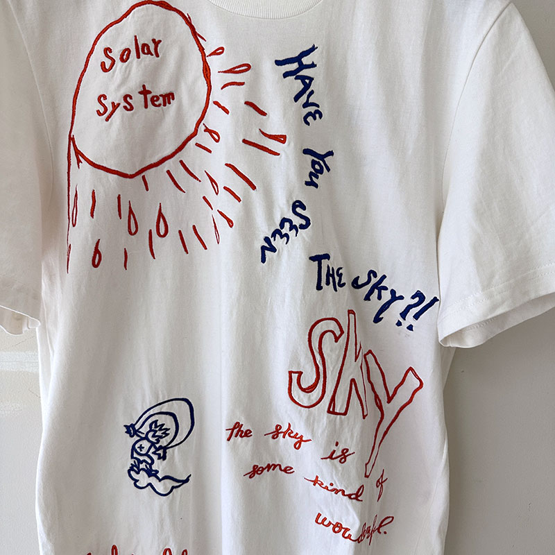 ティグルブロカンテ SKY刺繍 S/ST unisex