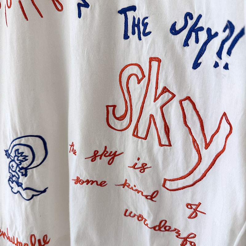 ティグルブロカンテ SKY刺繍 S/ST unisex